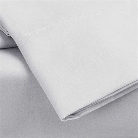 3-Piece Light Grey Cooling Microfiber Sheet Set, Twin/Twin XL