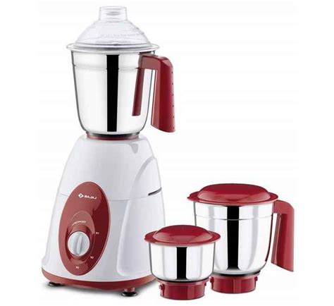 Buy BAJAJ 410174 CLASSIC 750 W Mixer Grinder (3 Jars White Black ...