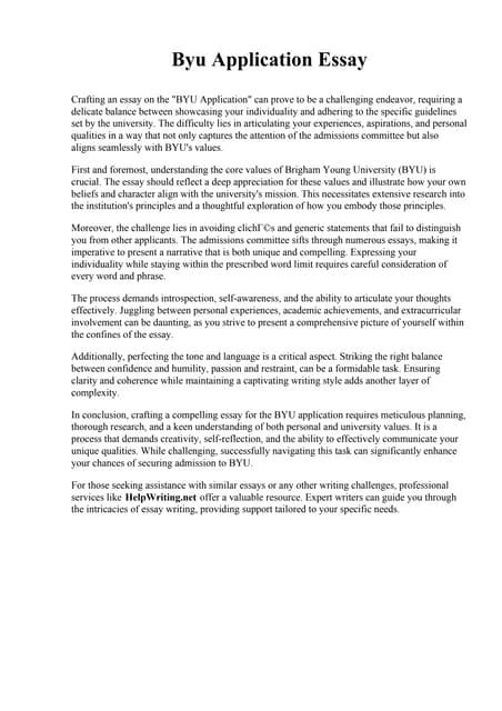 Image result for BYU Application