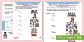 Pagtukoy ng Pangngalan sa Pangungusap | Grade 1- 3 | Twinkl