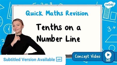 👉 Tenths on a Number Line | KS2 Maths Concept Video