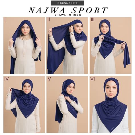 Image result for Simple Hijab Tutorial