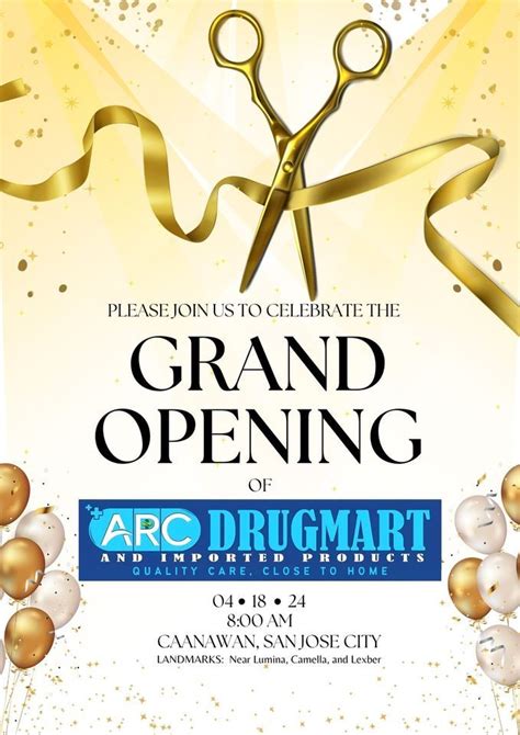 grand opening, Zone 6, Maharlika Highway, Caanawan, San Jose ...