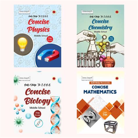Arundeep Concise Physics, Chemistry, Biology & Mathematics Class 7 ICS ...