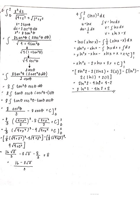 Image result for Integral Sample Problems