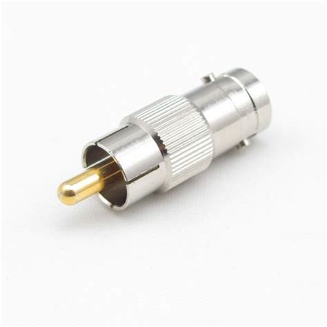 RCA Male Plug to BNC Female Jack Straight RF Connetor Adapter Quick USA ...