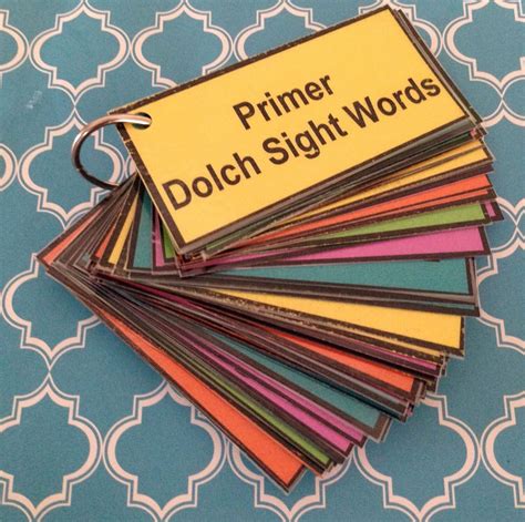 Dolch Primer Sight Words Flash Cards - Letter Words Unleashed