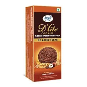 Sugar Free D'lite Mocha Hazelnut Flavour Cookies | Zero Added Sugar ...