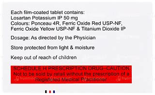 Losanorm 50 Tablet 10: Uses, Side Effects, Price & Substitutes