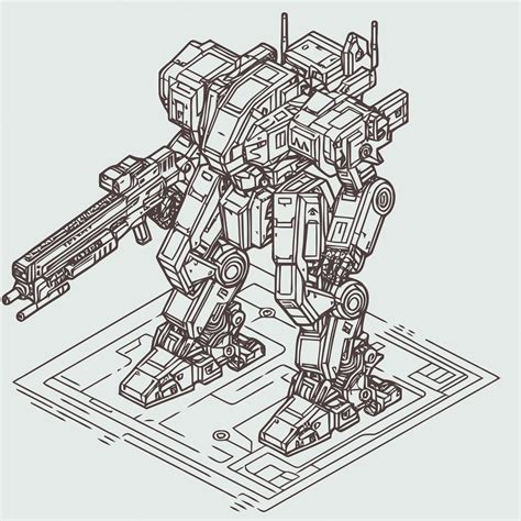 Robot Line Art 的图像结果