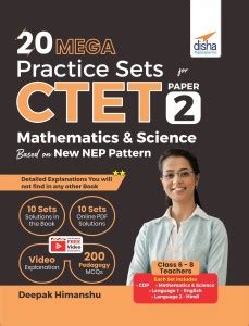 20 Mega Practice Sets for Ctet Paper 2 Mathematics & Science Based on ...