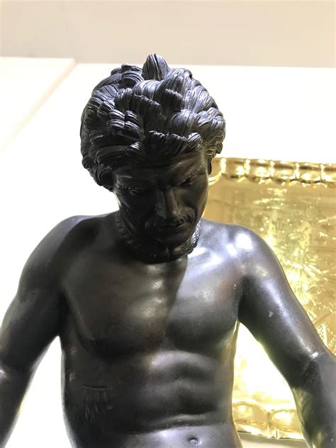Bronze Sculpture "The Dying Gaul, " signed M Amadoi N 'Napoli For Sale ...
