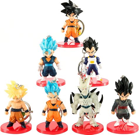 Buy Dragon Ball Z Keychain Cake Topper Birthday Anime Party Favor ...