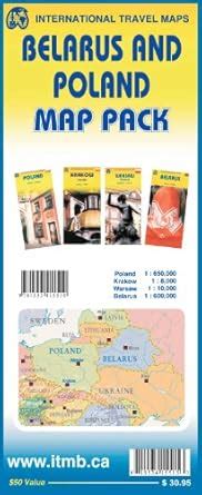 Buy Belarus and Poland Map Pack Book Online at Low Prices in India ...