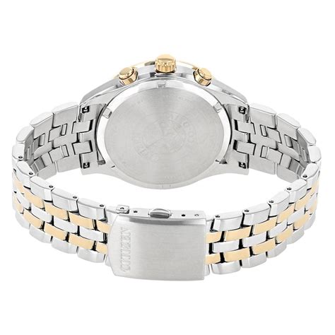 CITIZEN ECO-DRIVE GENTS WATCH BLACK DIAL - AT2144-54E