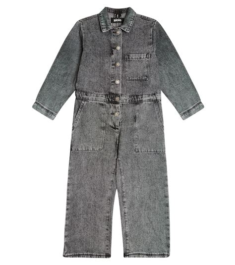 Angie denim jumpsuit in grey - Molo | Mytheresa