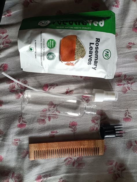 NeutraVed Rosemary Leaves 50g + Comb Applicator + Mist Spray + Neem ...