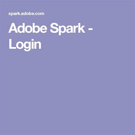 Image result for Adobe Spark Student Sign In
