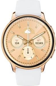 Time Up New Golden Sleek & Big Dial Health and Bluetooth Calling ...