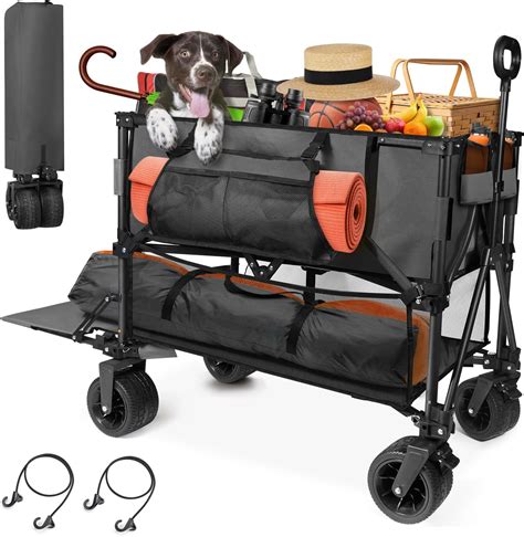 Amazon.com: UNITON Double Decker Wagon 600lb Capacity & 400L ...
