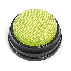 Buy Walmeck Sound Buzzers Button Recordable Talking Button with Led ...