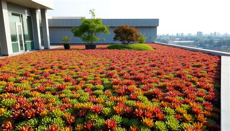 Frost-Resilient Sedum for Roof Garden Color in HSR Layout – Idyl