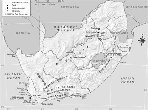 South Africa Geography 的图像结果