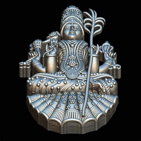 Kanchi Kamakshi 3D Model STL - Exquisite Indian Craftsmanship