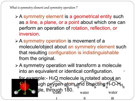 SYMMETRY ELEMENTS AND SYMMETRY OPERATIONS | PPTX
