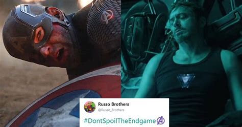 Russo Brothers The Cast Of Endgame Are Reminding People That Thanos ...