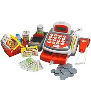 Buy Learnify's 32 PCS Pretend Play Grocery Store Toy Play Set with Cash ...