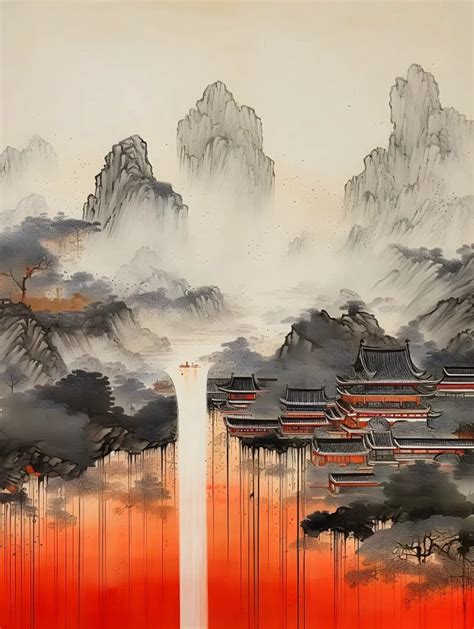 山水画 Ai 的图像结果