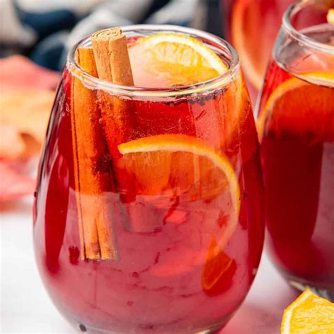 Thanksgiving Sangria (A Festive Red Wine Cocktail) - Happy Honey Kitchen