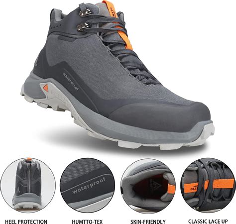 Buy HUMTTO Men's All-Terrain Hiking Boots - Waterproof Lightweight ...