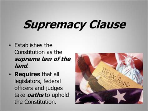 Supremacy Clause Examples