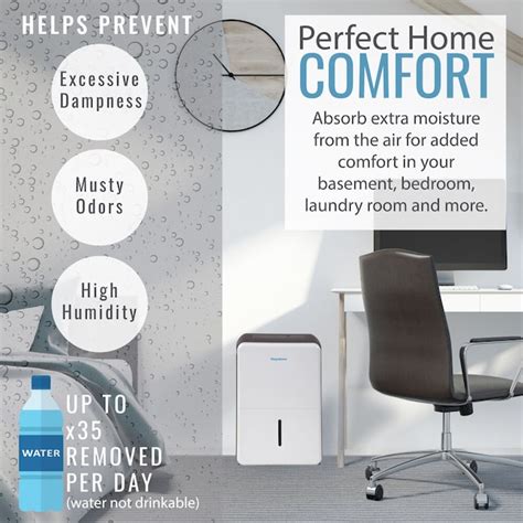 Keystone 35-Pint 3-Speed Dehumidifier ENERGY STAR (For Rooms 1501 ...