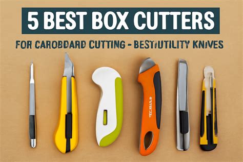 5 Best Box Cutters for Cardboard Cutting | Best Utility Knives