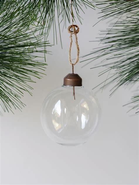 2.25" Clear Glass Ornament - Set of 12