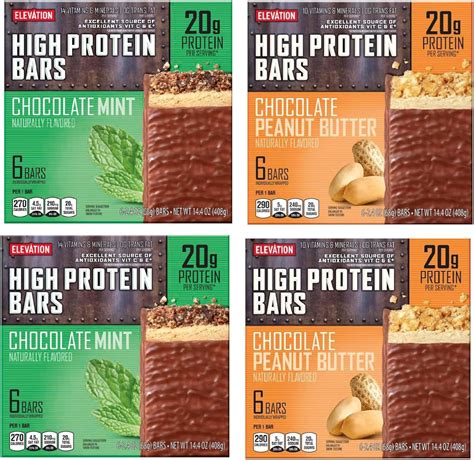 Amazon.com: Millville Elevation Mint Chocolate and Chocolate Peanut ...