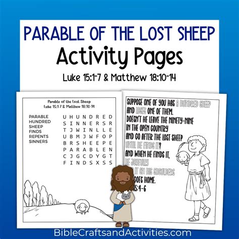 Parable Of The Lost Sheep Worksheet