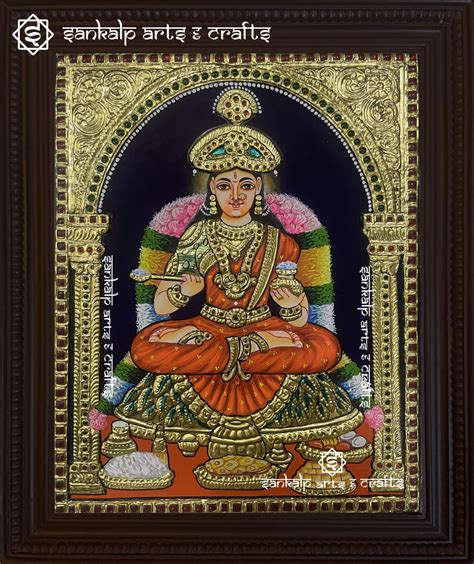 Annapoorani Tanjore Painting - House of Tanjore paintings – SANKALP ...