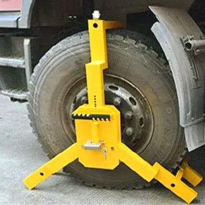 Heavy Duty Truck Wheel Lock - AXN-TWL-HD with Inbuilt Locking System ...