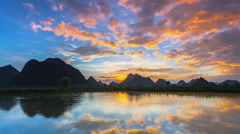 桂林山水秀美高清桌面壁纸,自然风光-靓丽图库