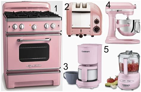 Appliances: Pink Kitchen Appliances