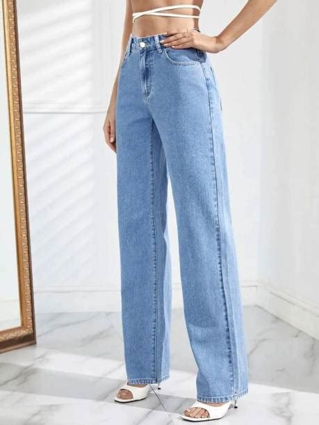 Wide Leg Jeans - Buy Wide Leg Jeans online at Best Prices in India ...