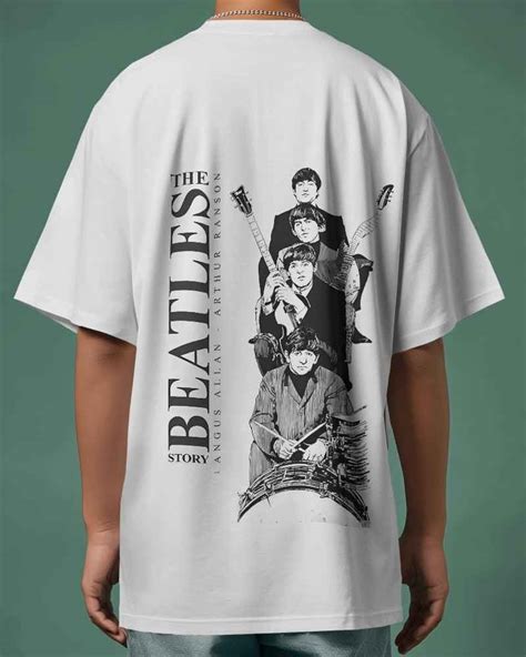 The Beatles Regular Fit White Nitorious Atelier T-Shirt