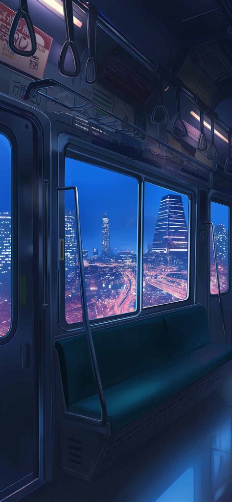 Train Night Cityscape Wallpapers - Cool Phone Wallpapers HD