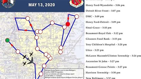 Ready for more flying? Michigan National Guard conducting flyovers ...