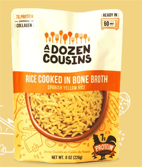 A Dozen Cousins Spanish Yellow Bone Broth Rice – Ramsey Family Marketplace