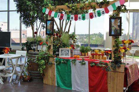 A Little Taste of Italy | Italy decor, Italian party, Italian theme